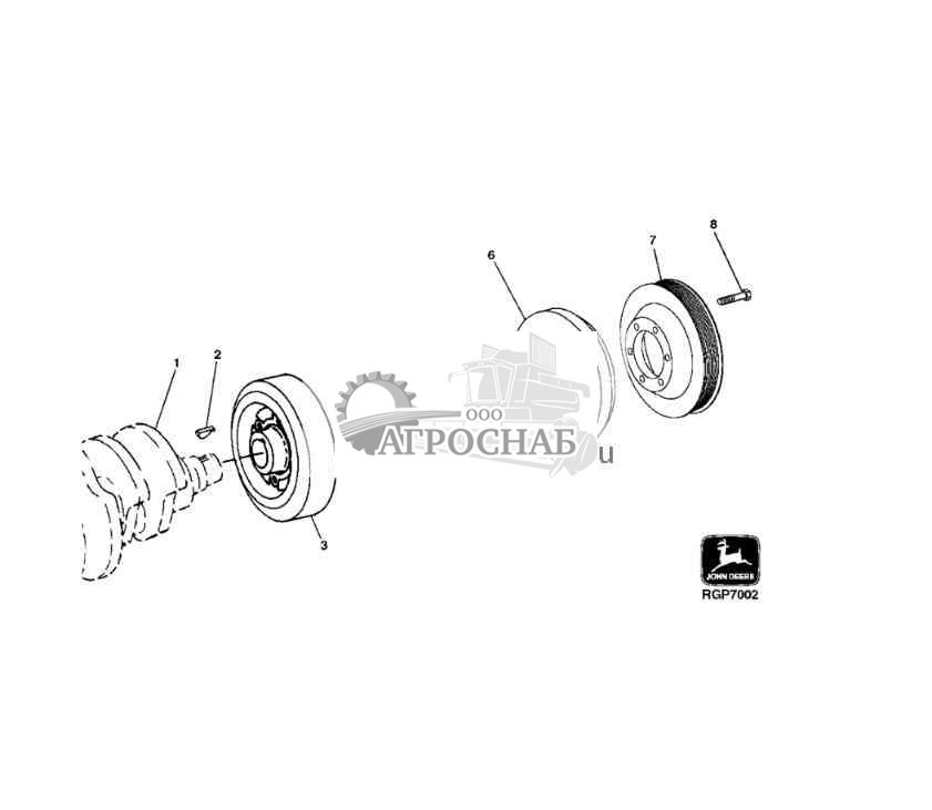1303 Crankshaft Pulley 